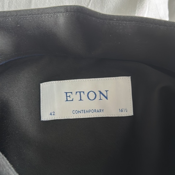 Eton Contemporary Fit Twill Dress Shirt - Picture 2 of 2